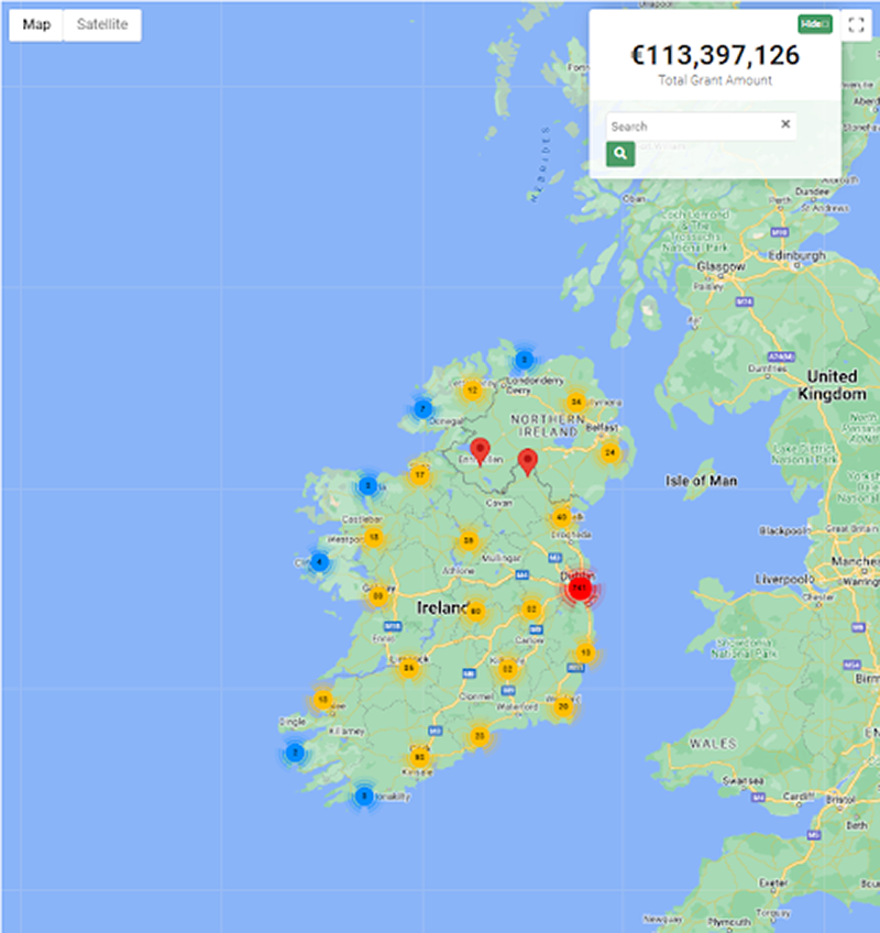 Ireland map