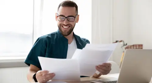 Guy with papers