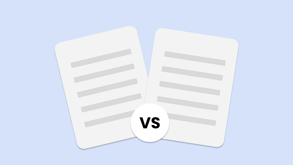 one versus another