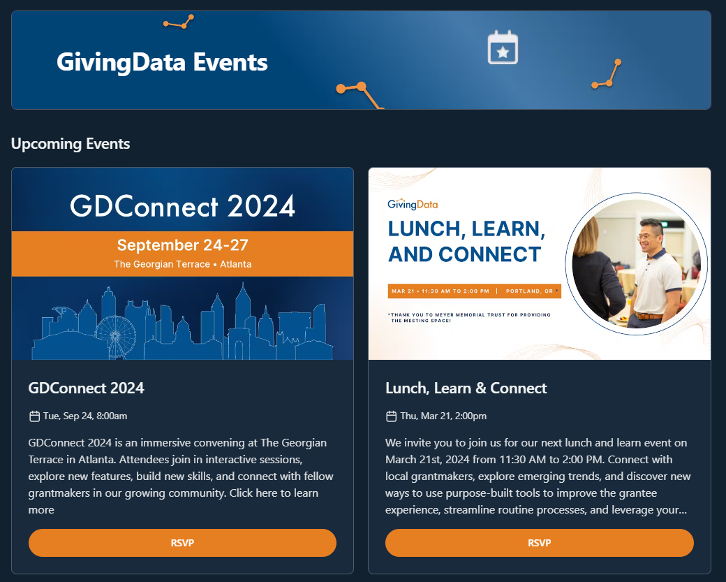 GivingData Events
